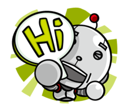 Robot&Rabbit 1 sticker #1634129