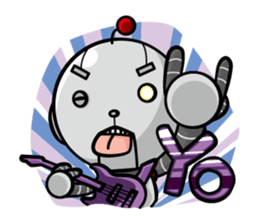 Robot&Rabbit 1 sticker #1634130