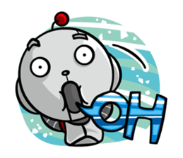 Robot&Rabbit 1 sticker #1634131