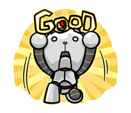 Robot&Rabbit 1 sticker #1634133