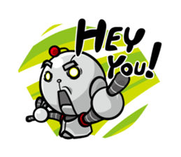 Robot&Rabbit 1 sticker #1634147