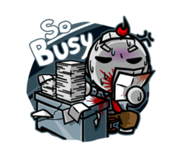 Robot&Rabbit 1 sticker #1634160