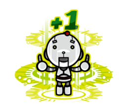 Robot&Rabbit 1 sticker #1634167