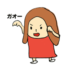 yuru yuru girl sticker #1634249