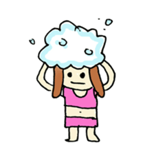 yuru yuru girl sticker #1634281