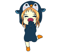 Aya, the sweet girl who loves penguin sticker #1634695