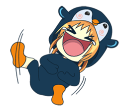 Aya, the sweet girl who loves penguin sticker #1634702