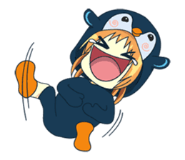 Aya, the sweet girl who loves penguin sticker #1634702
