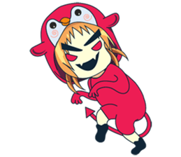 Aya, the sweet girl who loves penguin sticker #1634704