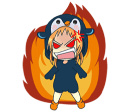 Aya, the sweet girl who loves penguin sticker #1634721