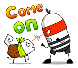 Kamnankai & Aijun #English sticker #1634891