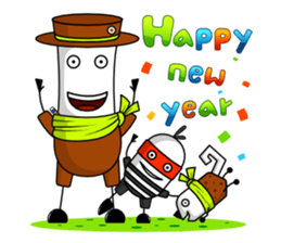 Kamnankai & Aijun #English sticker #1634917