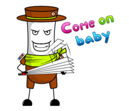 Kamnankai & Aijun #English sticker #1634924