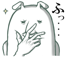 Strange rabbit. sticker #1635015