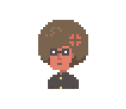 Afro 14-year-old sticker #1635885