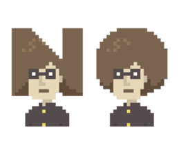 Afro 14-year-old sticker #1635888