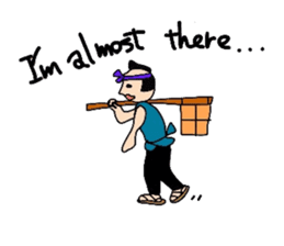 Japanese SAMURAI sticker in English sticker #1635898