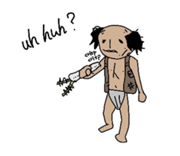 Japanese SAMURAI sticker in English sticker #1635923