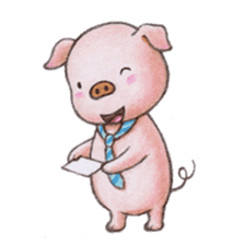 wage slave pig sticker #1636057