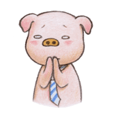 wage slave pig sticker #1636062