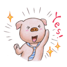 wage slave pig sticker #1636064