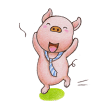 wage slave pig sticker #1636068