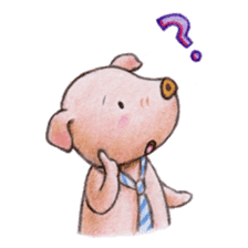 wage slave pig sticker #1636074