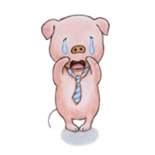 wage slave pig sticker #1636076
