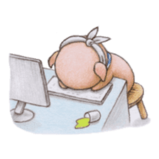 wage slave pig sticker #1636087