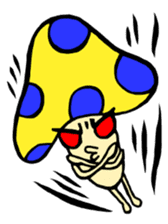 King of mushrooms sticker #1636089