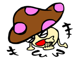 King of mushrooms sticker #1636096