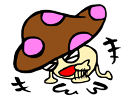 King of mushrooms sticker #1636096