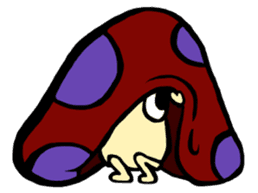 King of mushrooms sticker #1636105