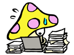 King of mushrooms sticker #1636108