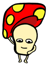 King of mushrooms sticker #1636109