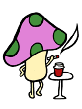 King of mushrooms sticker #1636110