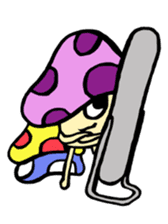 King of mushrooms sticker #1636118