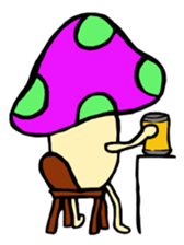 King of mushrooms sticker #1636126