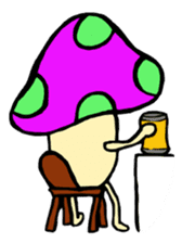 King of mushrooms sticker #1636126