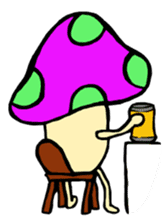 King of mushrooms sticker #1636126