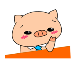 OFFICE PIG sticker #1637188