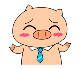OFFICE PIG sticker #1637200