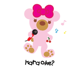 Melody the Pink Bear sticker #1637376