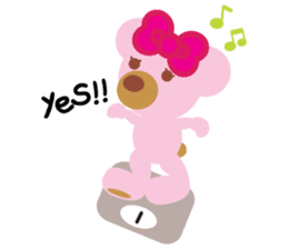 Melody the Pink Bear sticker #1637378