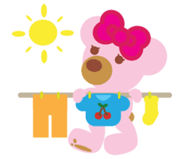 Melody the Pink Bear sticker #1637383