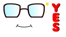 Glasses Sticker! sticker #1637731