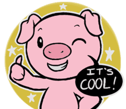 Cute piggy Aren sticker #1637769