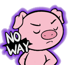 Cute piggy Aren sticker #1637794