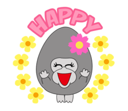 tamagorilla family sticker #1637983