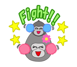 tamagorilla family sticker #1637984